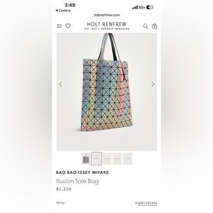 Bao Bao Geometric Pastel illusion Tote Bag